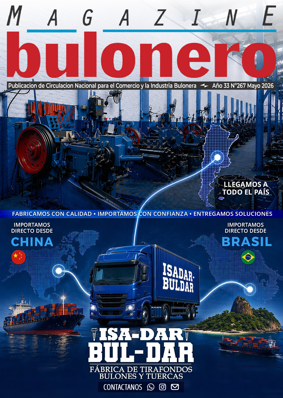 Tapa Magazine Bulonero - ISADAR - BULDAR